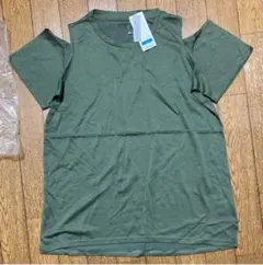 S カットアウト Tシャツ オープンショルダーT 半袖 GU SPORTS