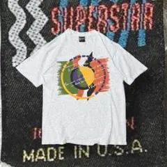 vintage 90s USA SUPERSTAR フィットネスアートTee L