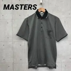 MASTERS マスターズ ゴルフウェア ポロシャツ ブラック メンズ