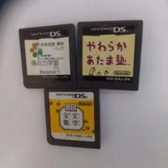 ニンテンドーDS 学習ソフト 3本セット