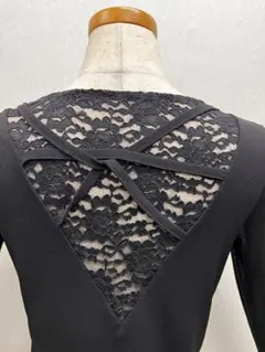 新品 トップス ブラック パワーネット