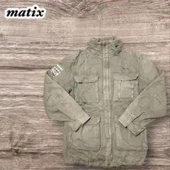 matix マティックス　ダック地　ハーフコート　ミリタリー　ハンティング