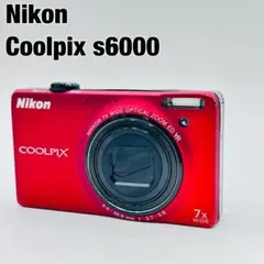 ニコン Nikon クールピクス COOLPIX S6000 レッド