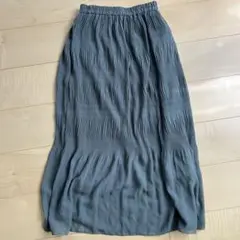 プリーツロングスカート