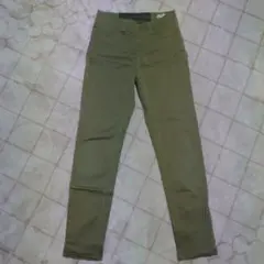 RAG MACHINE スキニーパンツ Sサイズ オリーブグリーン