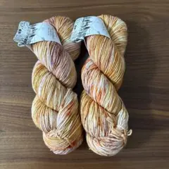 amirisu Hike Handdyed キャラメルオランジュ 2かせ