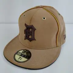 New Era 59FIFTY 7 3/8 Dロゴキャップ ベージュ