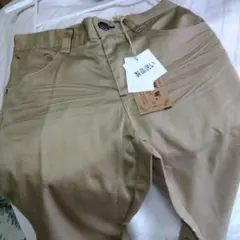 140ベージュパンツ　ポリエステル　コットン