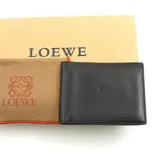 ✨新品未使用品✨ LOEWE ミニ財布 アナグラム ブラック アマソナ
