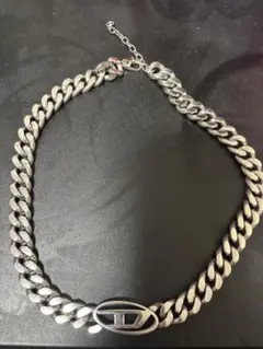 （超美品・箱袋あり）DIESEL シルバー チェーンネックレス