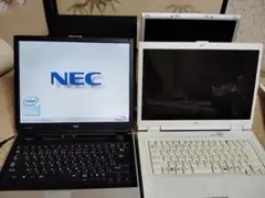 ノートパソコン4台ジャンク品