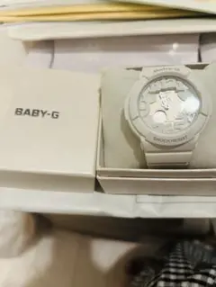 BABY-G ホワイト 腕時計(デジタル)