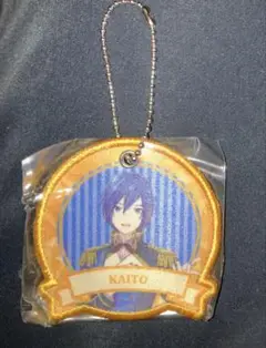新品◆ガチャ カプセル ワッペンチャーム プロセカ KAITO◆キーホルダー