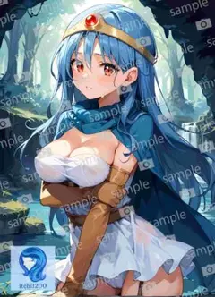 【まとめ買い割引対象】0170　アートポスター　A4サイズ　美女