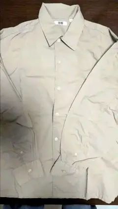 UNIQLO　U ベージュ メンズ長袖シャツ M
