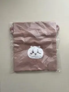 ちいかわ　ふわふわワッペン　巾着