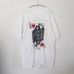 90s クレイジーキャット　トランプ　Tシャツ シングルステッチ　XLくらい