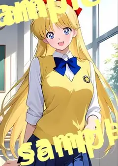 A4ポスター セーラーヴィーナス　愛野美奈子　ファンアート　美少女