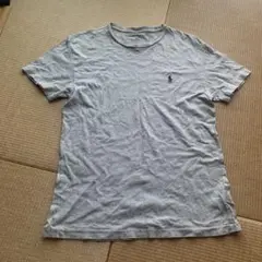 ポロラルフローレン　グレー　刺繍　Ｔシャツ　半袖　165/88Ａ　　XS