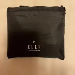 ELLE エル　エコバッグ ブラック