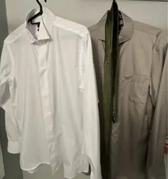 ウイングカラーシャツ+シャツ+ネクタイ