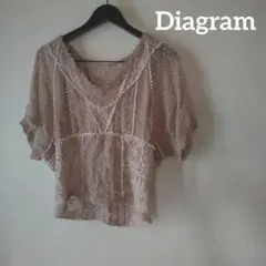 ♡Diagram♡グレースコンチネンタルシルクブラウス