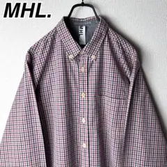 MHL. マーガレットハウエル コットン チェックシャツ エムエイチエル