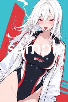 ポスター A4 AI美女水着 セクシー 送料込み 高画質 Z197