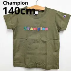 Champion 140cm 半袖Tシャツ カーキ