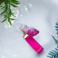 めじるしアクセサリー　ピンク　いちご　推し活にも◎