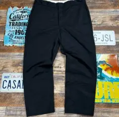 80s USA Dickes ブラック　ワークパンツ　38×32 XL