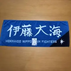 日本ハムファイターズ 応援タオル 伊藤大海 & プロ野球チップス カード