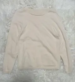 ユリパーク　YURI PARC カットソー　長袖　コットン　アイボリー