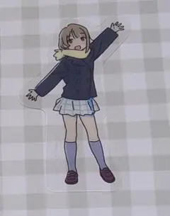 ラブライブ　前売り特典　ダイカットクリアカード　中須かすみ