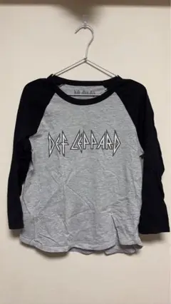 古着 Def Leppard ラグランスリーブTシャツ