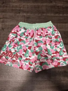 A bathing ape Bape カモフラージュ ショートパンツPastel