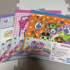 一番くじ たまごっち E賞あのころのハンドタオル 3種