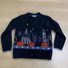 M&S ネイビー セーター 5-6歳