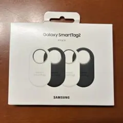 Galaxy Smart Tag2 4Packブラック2+ホワイト2紛失防止タグ