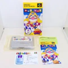 【スーパーファミコン】ソフト マリオとワリオ 説明書/元箱有り