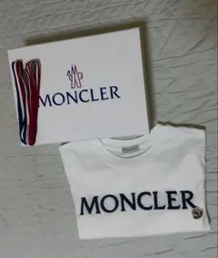 【新品未使用】MONCLER モンクレール 半袖Tシャツ ホワイト サイズXS