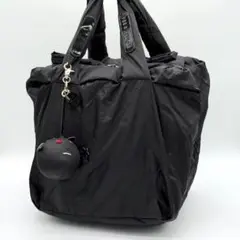 【美品】See By Chloe ハンドバッグ トートバッグ ナイロン 黒色