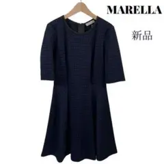 【新品】MARELLA MAX MARA ラムウール ワンピース 千鳥格子 42