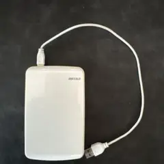 BUFFALO HD-PETU2 ホワイト 外付けHDD