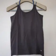 グレー タンクトップ Mサイズ 編み込みストラップ【未使用品】