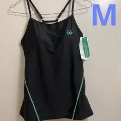 ベネトン　ヨガブラトップ 黒　新品未使用　340831 レディース　キャミ　Ｍ