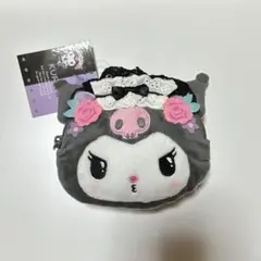 【サンリオ クロミ ツンデレカフェ フェイス形ミニポーチ】