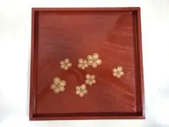 ▽Kd前1032 未使用 根来朱塗 木製 三段 三つ引き出し 島安汎工芸製作所 根来塗細三つ引出し｜漆器の島安【うるわしうるし】根来塗