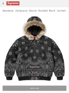 ジャケット・アウター Supreme Bandana Jacquard Denim Jacket Supreme Bandana Jacquard Denim Hooded Work Jacket (SS25) - $398