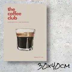 the coffee club アートポスター 30x40cm